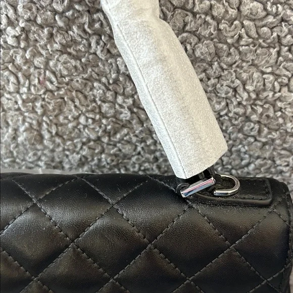 Michael Kors Black Quilted Purse - Picture 4 of 12